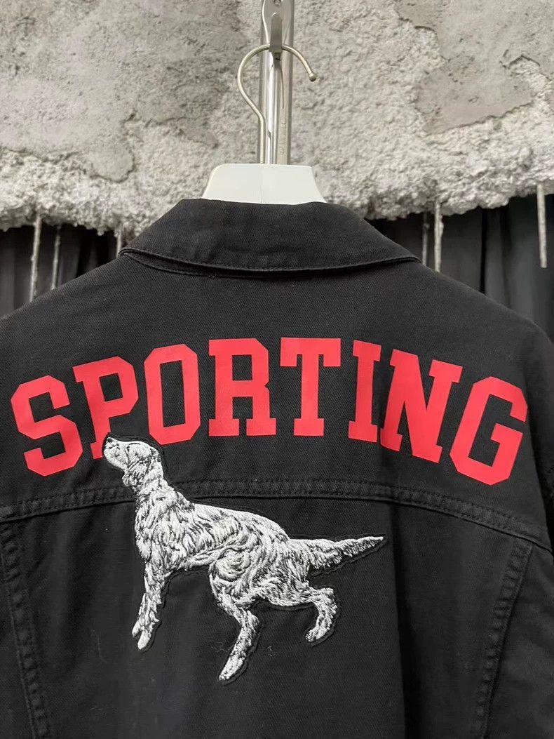 MSGM MSGM Black Denim Jacket Size 46-yf Size US L / EU 52-54 / 3 - 3 Thumbnail