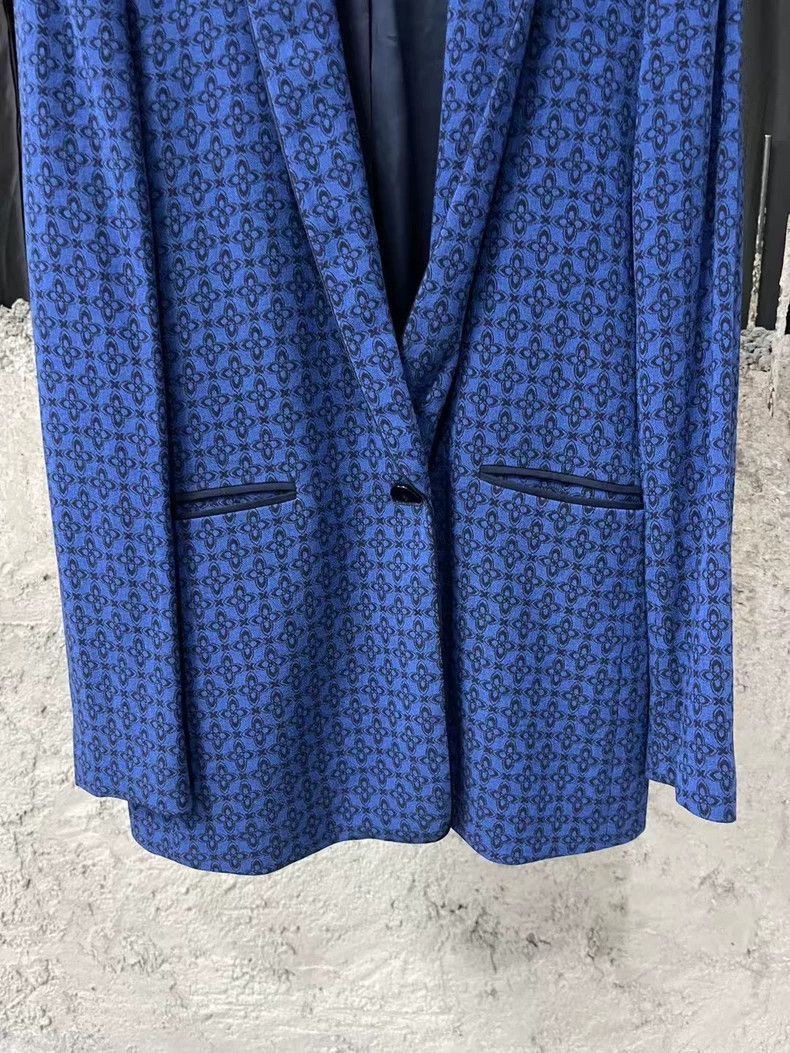 Celine Sandro Blue Blazer Suit Jacket-yf Size US S / EU 44-46 / 1 - 4 Thumbnail