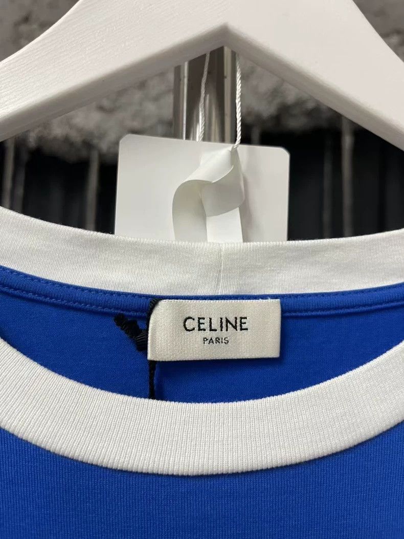 Celine Celine Logo Short Sleeve T-Shirt-yf Size US S / EU 44-46 / 1 - 6 Thumbnail