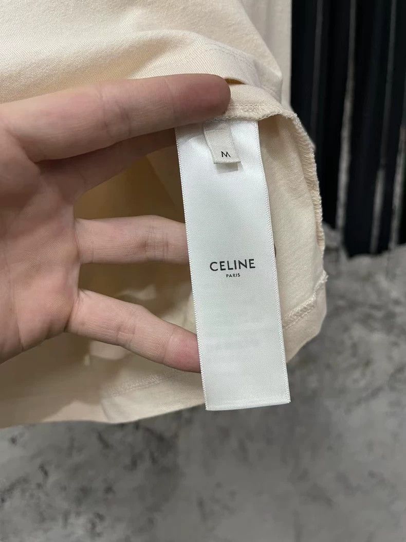 Celine Celine Logo Short Sleeve Top-yf Size US M / EU 48-50 / 2 - 6 Thumbnail