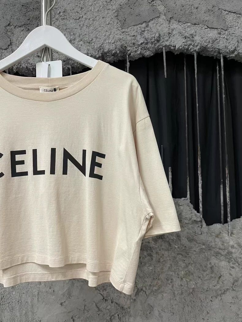 Celine Celine Logo Short Sleeve Top-yf Size US M / EU 48-50 / 2 - 4 Thumbnail