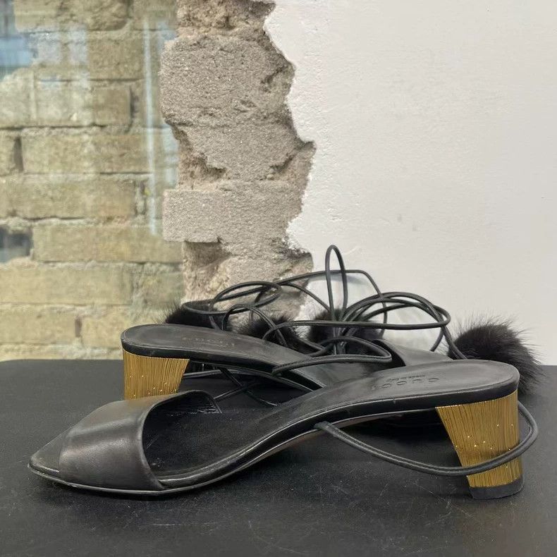 Gucci Gucci High Heel Sandals with Strap-yf Size US 5 / EU 37 - 5 Thumbnail
