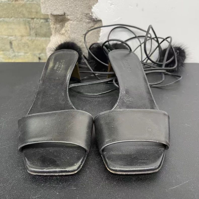 Gucci Gucci High Heel Sandals with Strap-yf Size US 5 / EU 37 - 6 Thumbnail