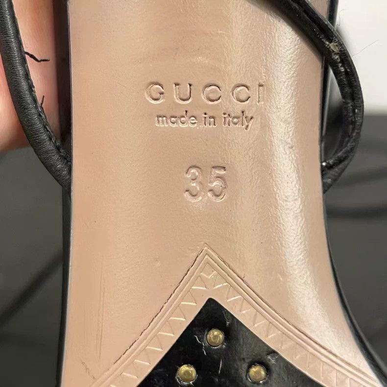Gucci Gucci High Heel Sandals with Strap-yf Size US 5 / EU 37 - 8 Thumbnail
