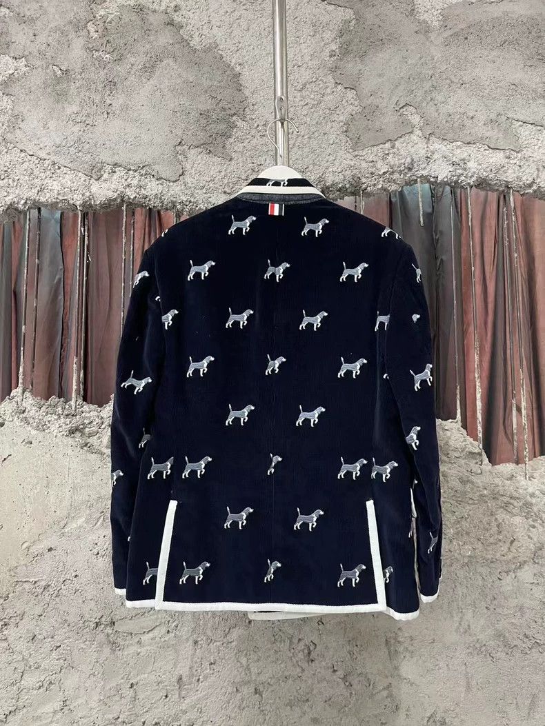 Thom Browne Thom Browne Dog Print Suit Jacket-yf Size US XS / EU 42 / 0 - 2 Thumbnail