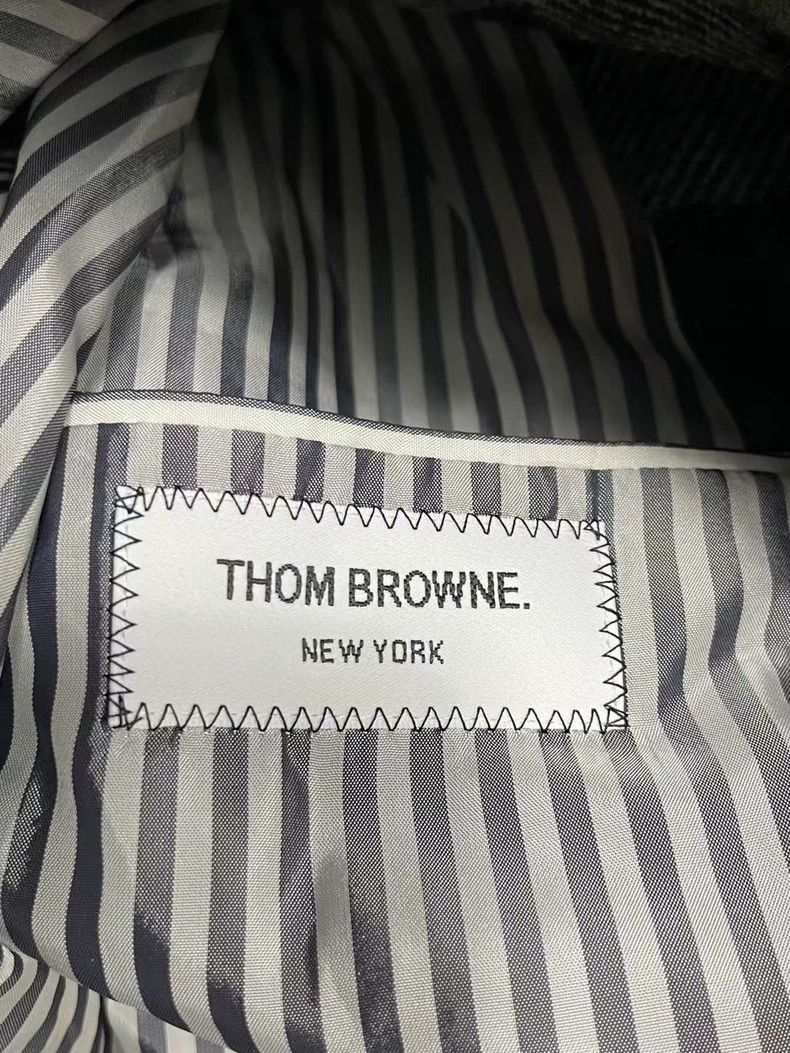 Thom Browne Thom Browne Checked Suit Jacket Size 00-yf Size US XXS / EU 40 - 5 Thumbnail