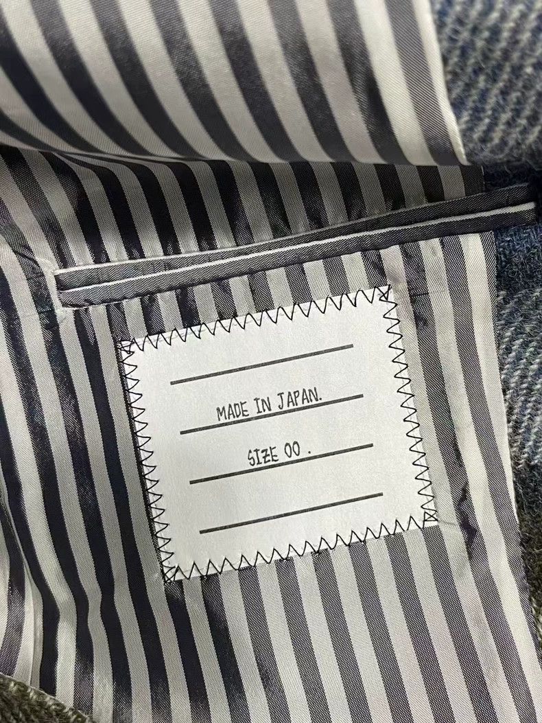 Thom Browne Thom Browne Checked Suit Jacket Size 00-yf Size US XXS / EU 40 - 6 Thumbnail