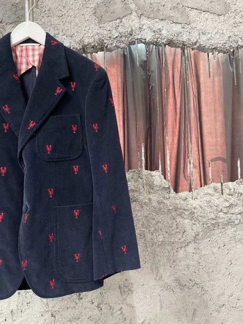 Thom Browne Thom Browne Lobster Embroidered Suit Jacket-yf Size US XXS / EU 40 - 4 Thumbnail