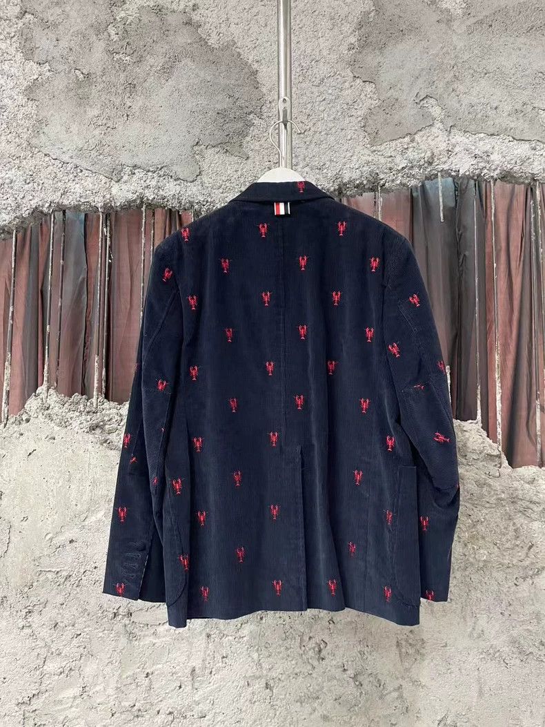 Thom Browne Thom Browne Lobster Embroidered Suit Jacket-yf Size US XXS / EU 40 - 2 Thumbnail