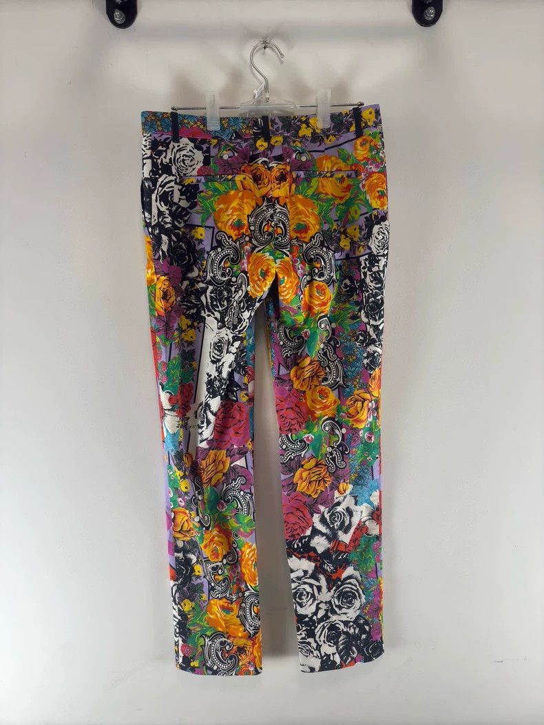 Versace Versace Floral Print Pants Size 40-yf Size US 40 / EU 56 - 2 Thumbnail