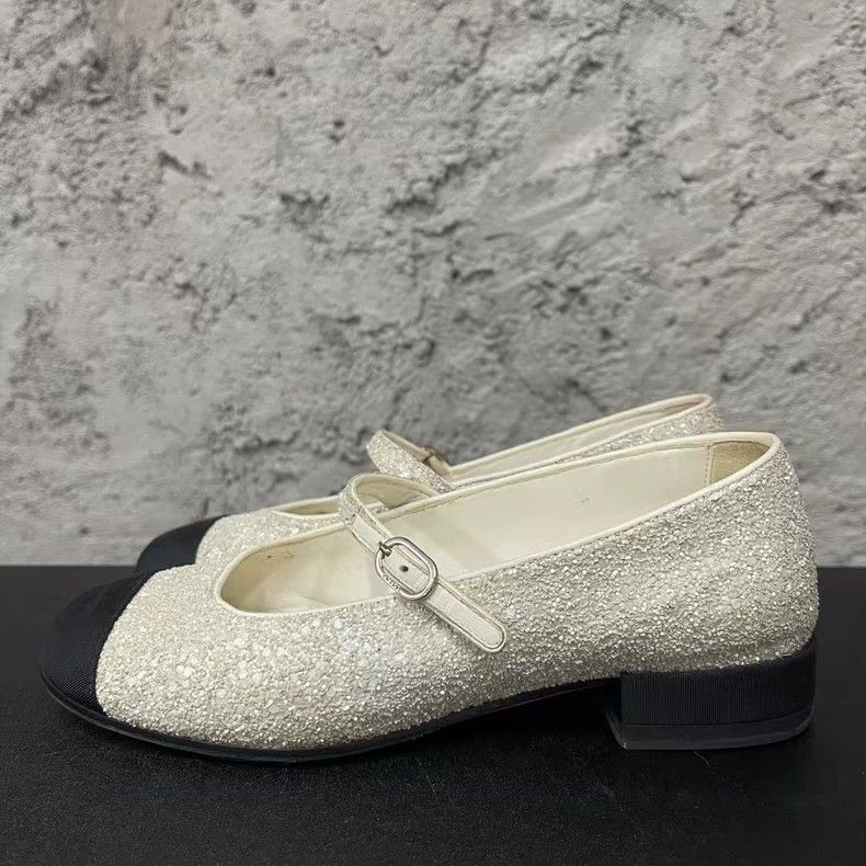 Chanel Chanel Mary Jane Glitter Shoes Size 35-yf Size US 5 / EU 37 - 2 Thumbnail