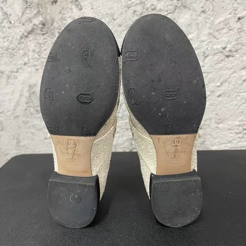 Chanel Chanel Mary Jane Glitter Shoes Size 35-yf Size US 5 / EU 37 - 7 Thumbnail