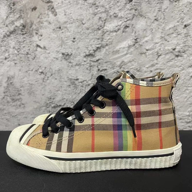 Burberry Burberry High-Top Sneakers Size 36-yf Size US 5.5 / EU 38 - 2 Thumbnail