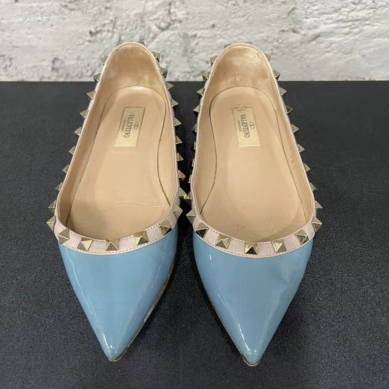 Valentino Valentino Flat Shoes with Studded Design-yf Size US 5.5 / EU 38 - 6 Thumbnail