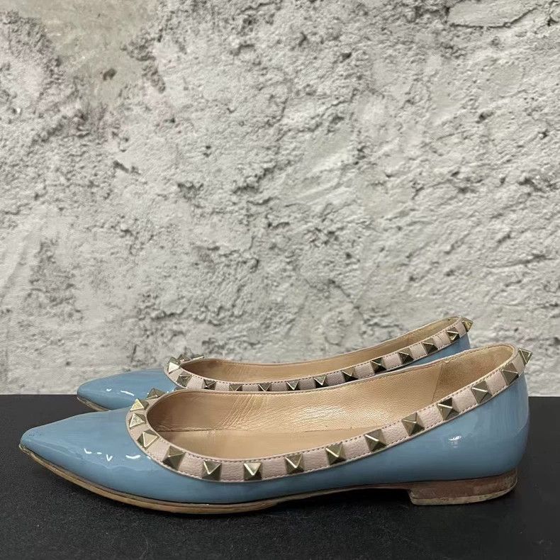 Valentino Valentino Flat Shoes with Studded Design-yf Size US 5.5 / EU 38 - 2 Thumbnail