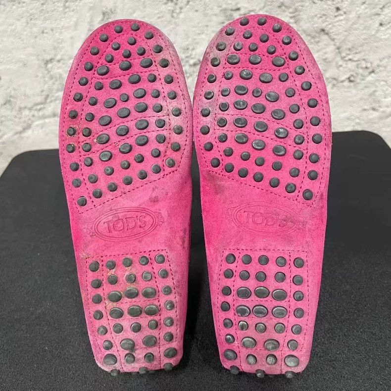 Tod's Tods Suede Moccasins Pink Size 34-yf Size US 5 / EU 37 - 7 Thumbnail