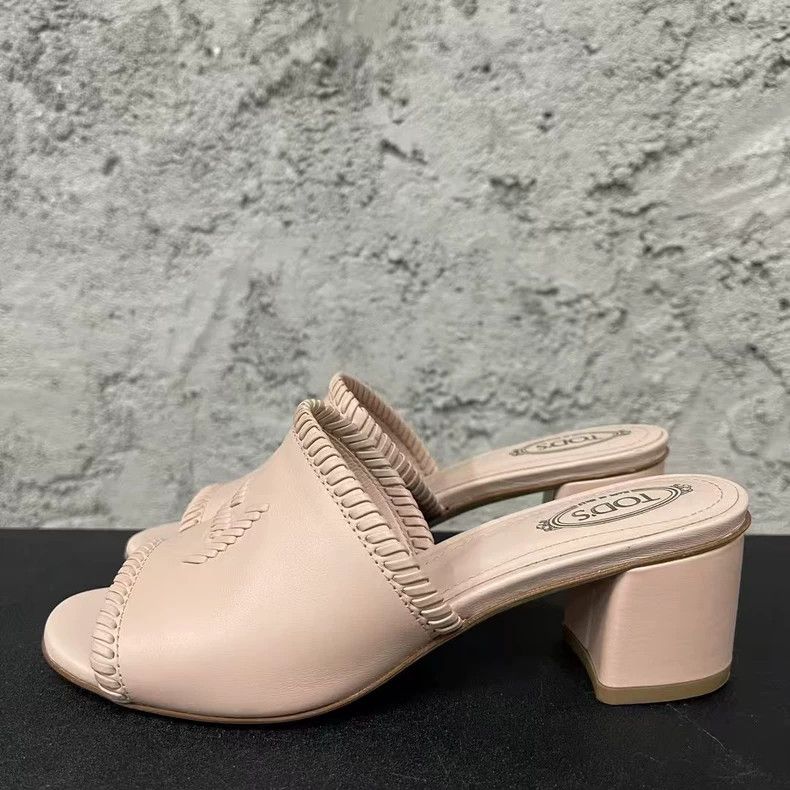 Tod's Tod's Mid-Heel Sandals in Light Color-yf Size US 5 / EU 37 - 2 Thumbnail