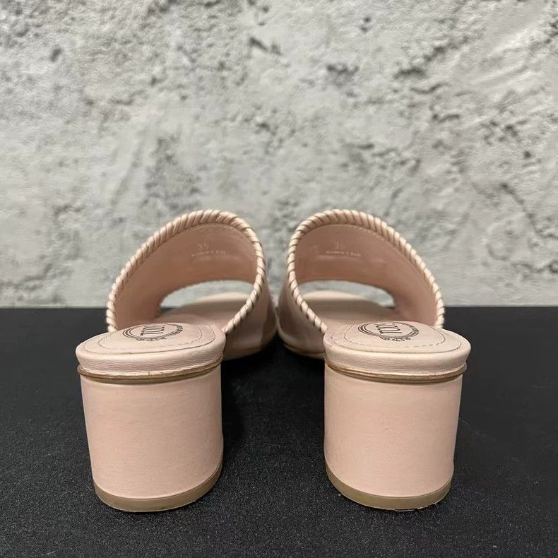 Tod's Tod's Mid-Heel Sandals in Light Color-yf Size US 5 / EU 37 - 3 Thumbnail
