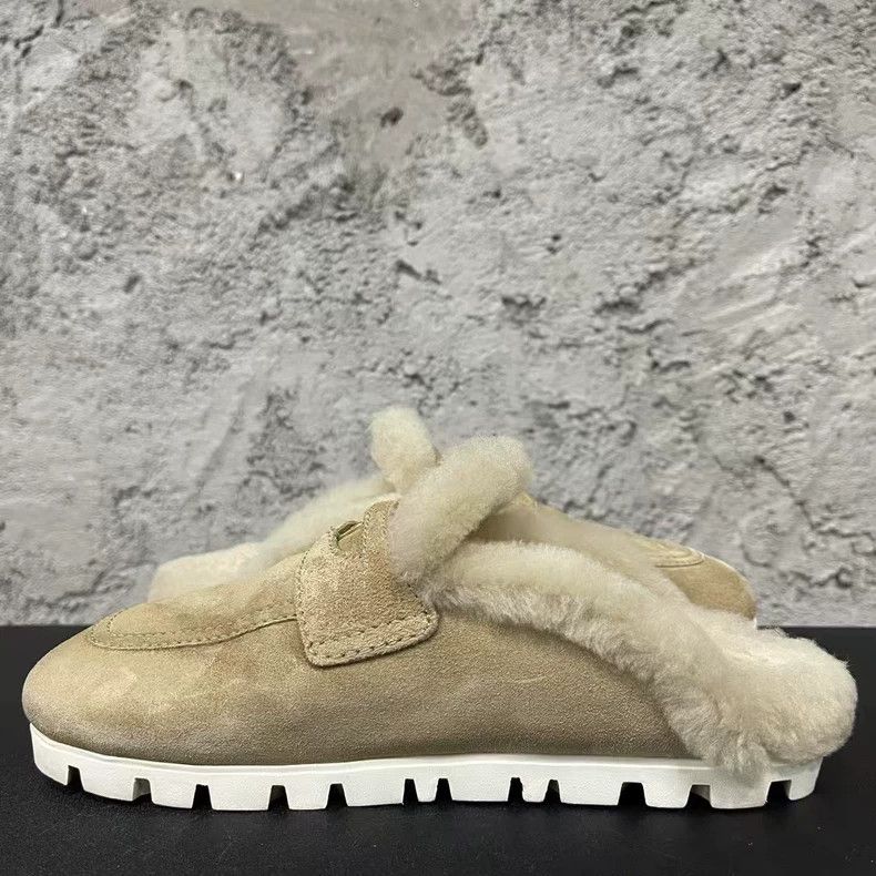 Miu Miu MiuMiu Suede Mule Slippers with Fur-yf Size US 6.5 / EU 39-40 - 5 Thumbnail