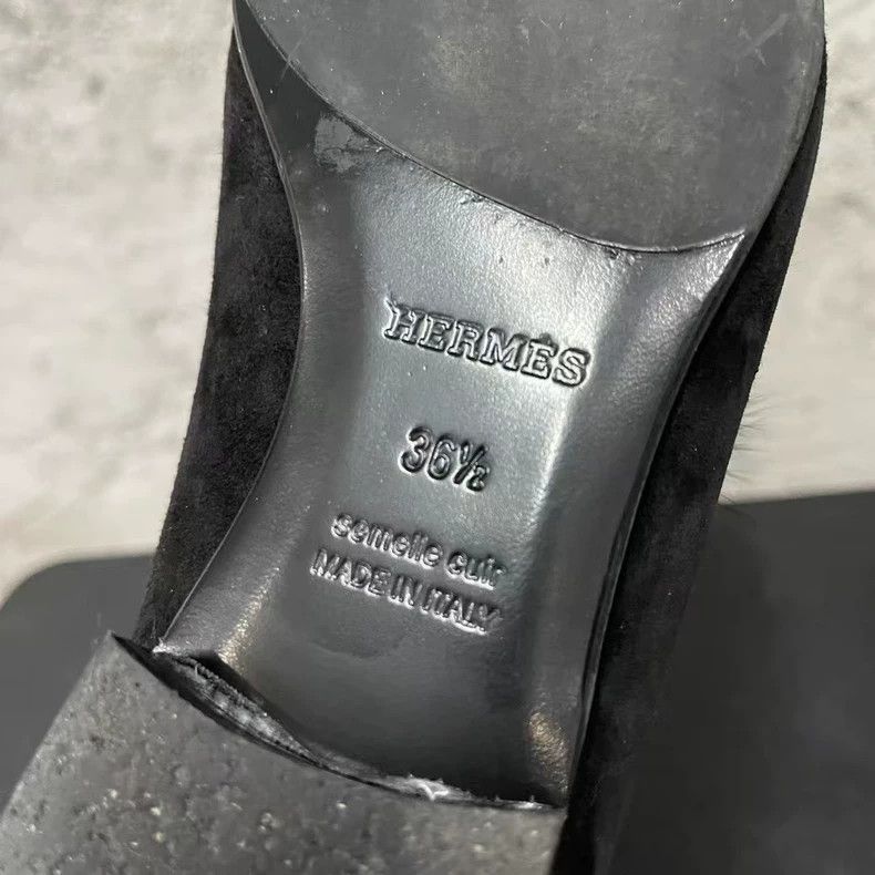 Hermes Hermes Mink Fur Loafers Size 36.5-yf Size US 6.5 / EU 39-40 - 8 Thumbnail