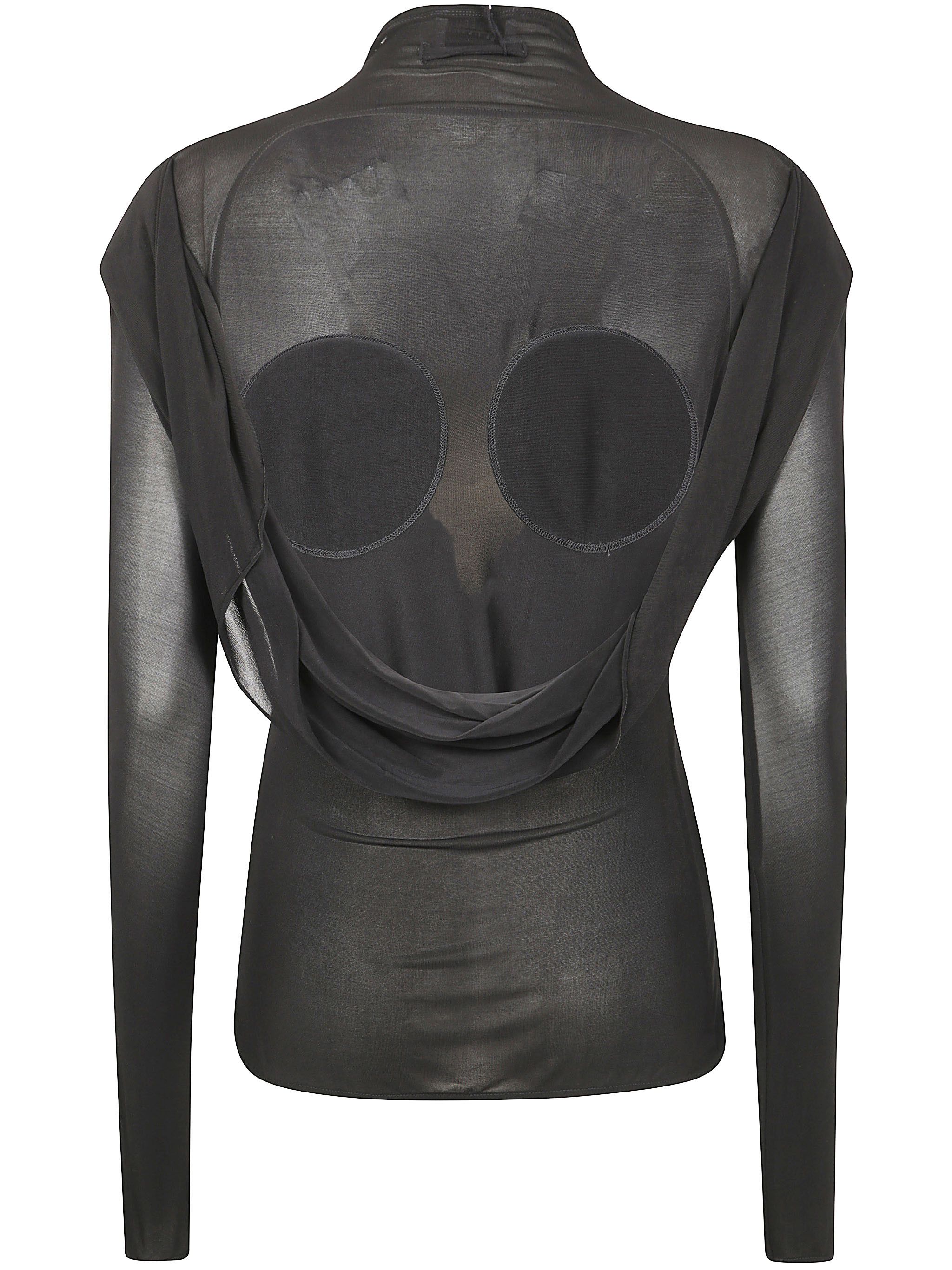 Jean Paul Gaultier LIGHT JERSEY BACKLESS TOP WITH COVERED CUP DETAIL Size M / US 6-8 / IT 42-44 - 3 Thumbnail