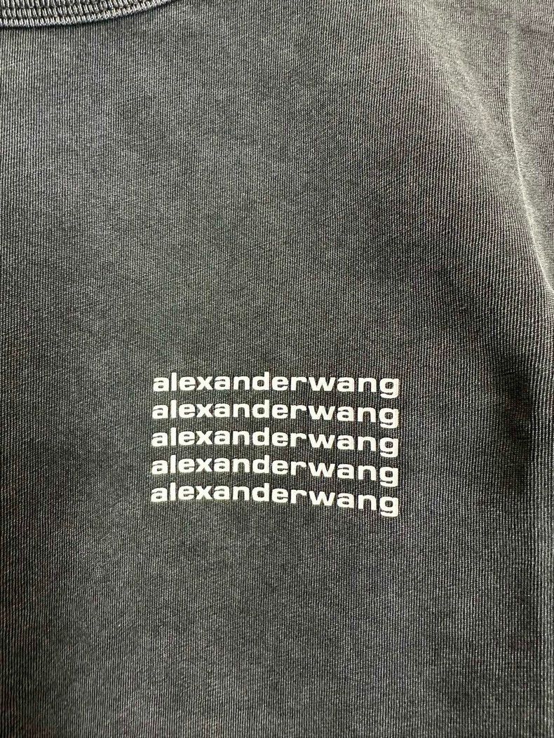 Alexander Wang Alexander Wang Short Sleeve Crop Top-yf Size US S / EU 44-46 / 1 - 5 Thumbnail