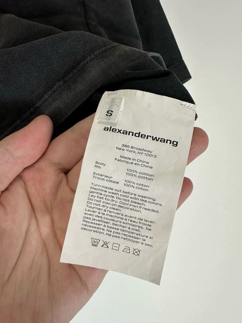 Alexander Wang Alexander Wang Short Sleeve Crop Top-yf Size US S / EU 44-46 / 1 - 4 Thumbnail
