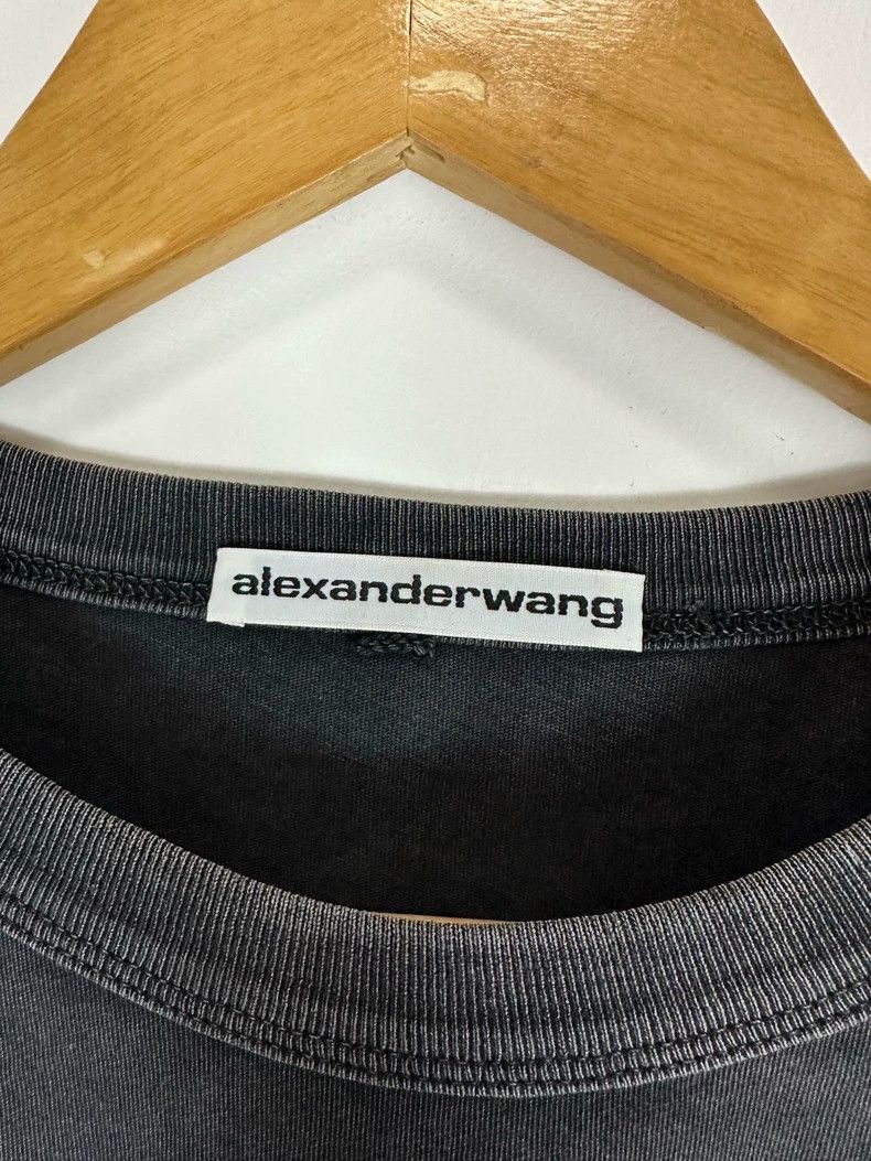 Alexander Wang Alexander Wang Short Sleeve Crop Top-yf Size US S / EU 44-46 / 1 - 3 Thumbnail
