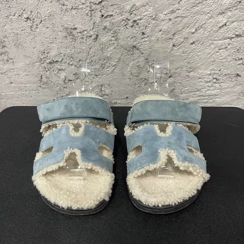 Hermes Hermes Slides for Women Size 37.5-yf Size US 6.5 / EU 39-40 - 6 Thumbnail