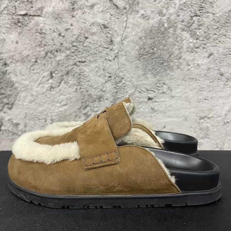 Hermes Hermes Brown Buckle Slippers-yf Size US 7 / EU 40 - 2 Thumbnail