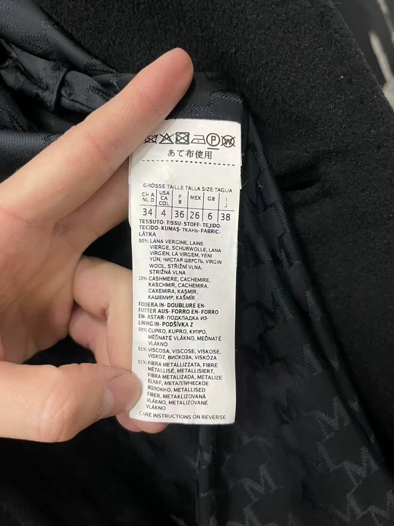 Max Mara Maxmara Coat Size 38 Double Breasted Black-yf Size US M / EU 48-50 / 2 - 8 Thumbnail