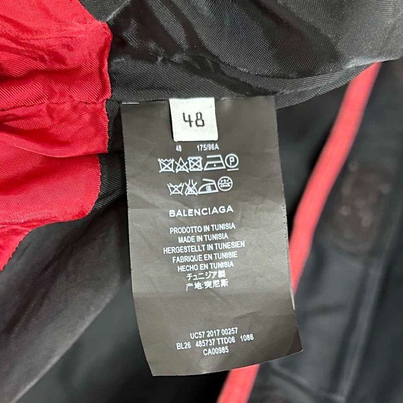 Balenciaga Balenciaga Black Red Jacket-yf Size US L / EU 52-54 / 3 - 6 Thumbnail