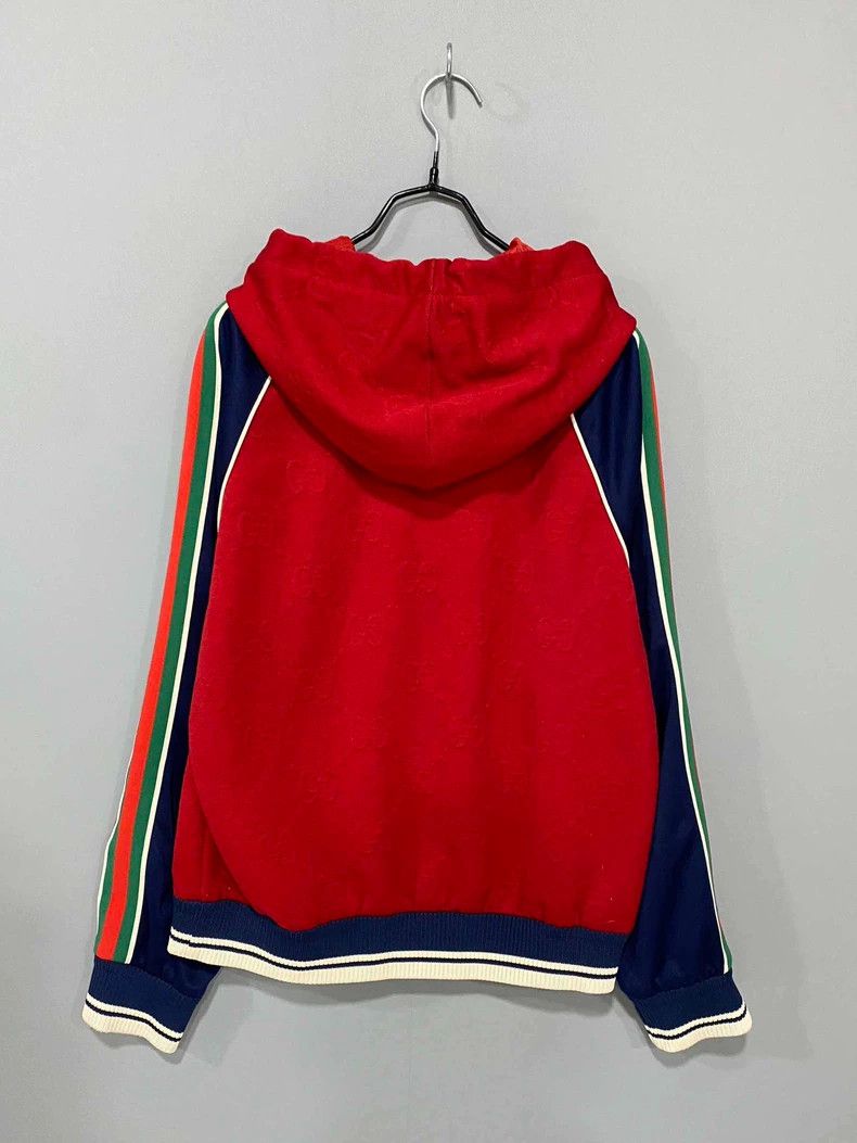 Gucci GUCCI Red and Navy Hoodie Sweatshirt-yf Size US XS / EU 42 / 0 - 3 Thumbnail