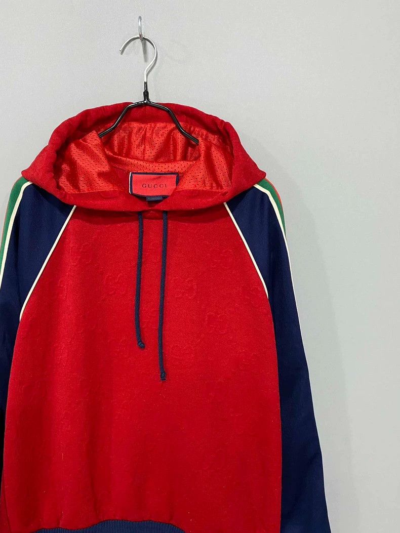 Gucci GUCCI Red and Navy Hoodie Sweatshirt-yf Size US XS / EU 42 / 0 - 2 Thumbnail