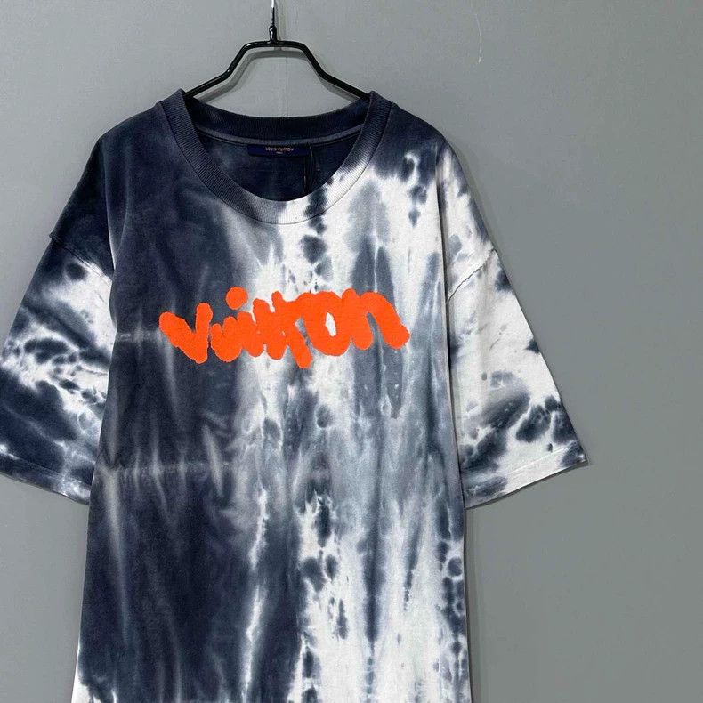 Louis Vuitton Louis Vuitton Tie-Dye Short Sleeve T-Shirt-yf Size US XXL / EU 58 / 5 - 2 Thumbnail