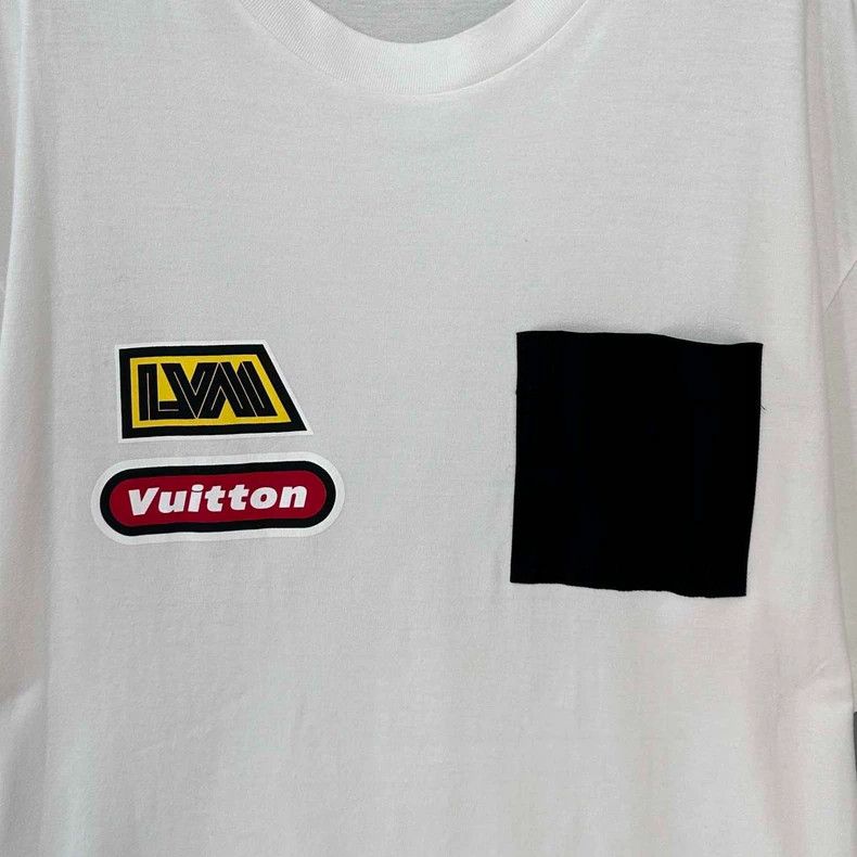 Louis Vuitton Louis Vuitton White Short Sleeve T-Shirt-yf Size US L / EU 52-54 / 3 - 4 Thumbnail