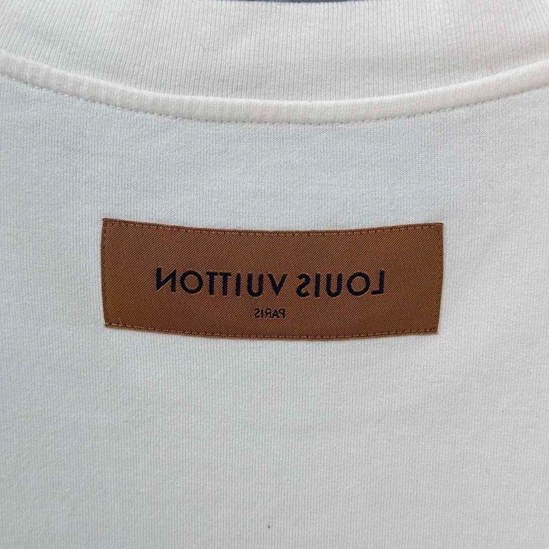 Louis Vuitton Louis Vuitton White Short Sleeve T-Shirt-yf Size US L / EU 52-54 / 3 - 6 Thumbnail
