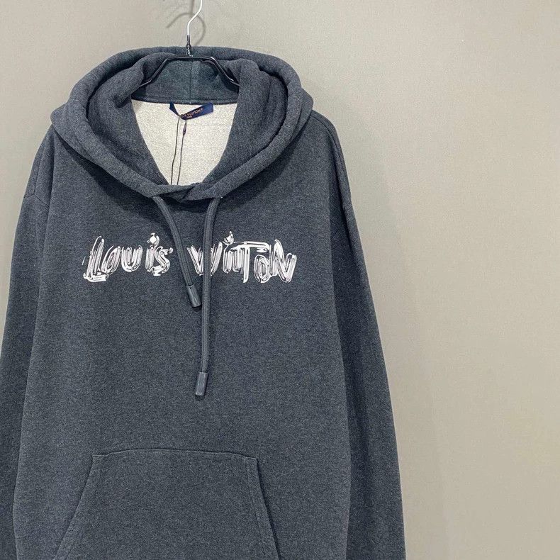 Louis Vuitton Louis Vuitton Black Hoodie with Logo-yf Size US L / EU 52-54 / 3 - 2 Thumbnail