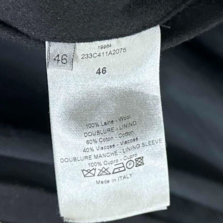 Dior Black Wool Jacket with Hood from Dior-yf Size US L / EU 52-54 / 3 - 4 Thumbnail