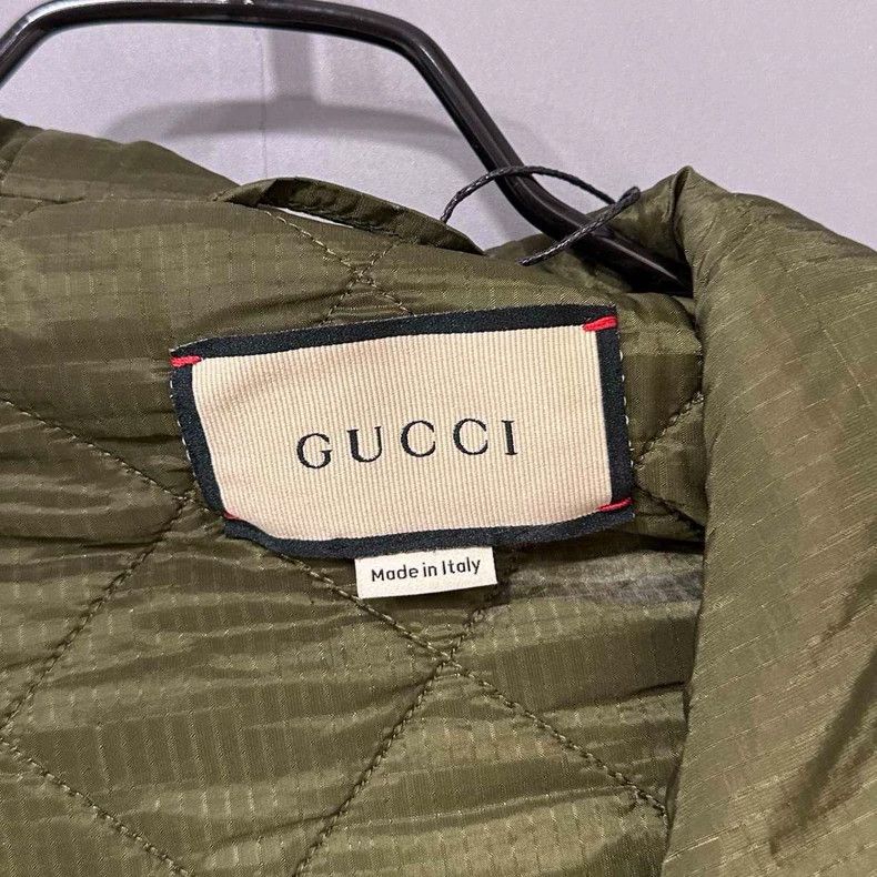 Gucci Green Embroidered Logo Jacket by GUCCI-yf Size US L / EU 52-54 / 3 - 5 Thumbnail