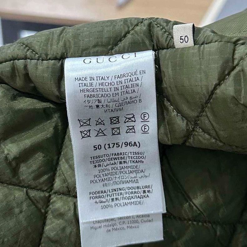 Gucci Green Embroidered Logo Jacket by GUCCI-yf Size US L / EU 52-54 / 3 - 6 Thumbnail