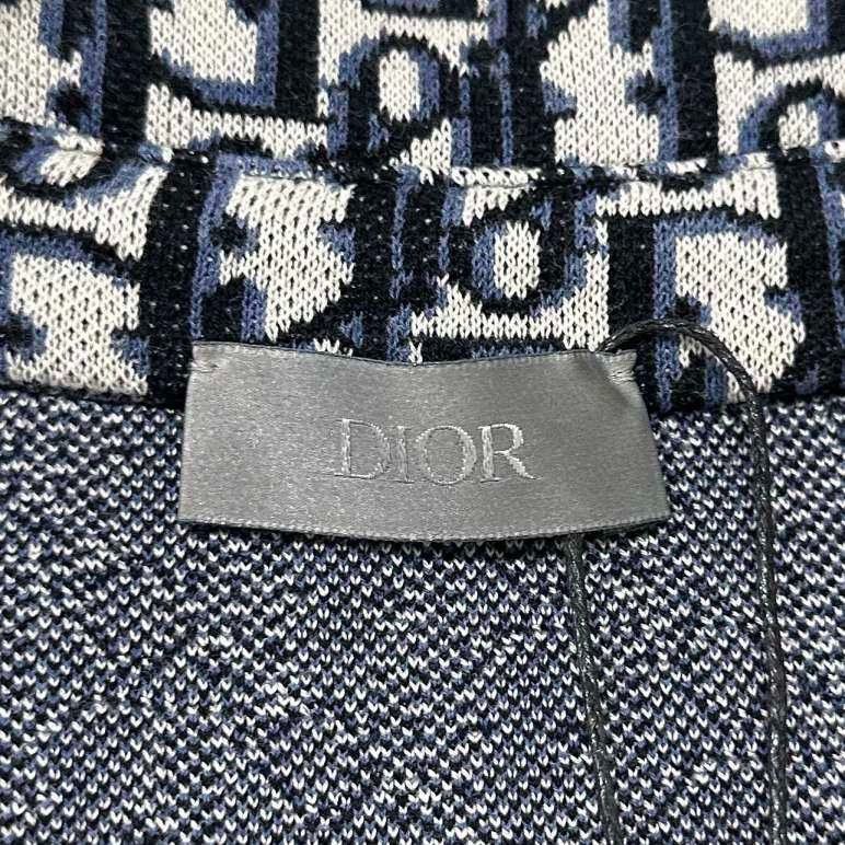 Dior Dior Knitted Shirt Jacket With Logo Print-yf Size US M / EU 48-50 / 2 - 4 Thumbnail