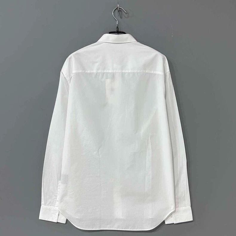 Dior White Sequin Logo Shirt by Dior-yf Size US M / EU 48-50 / 2 - 4 Thumbnail