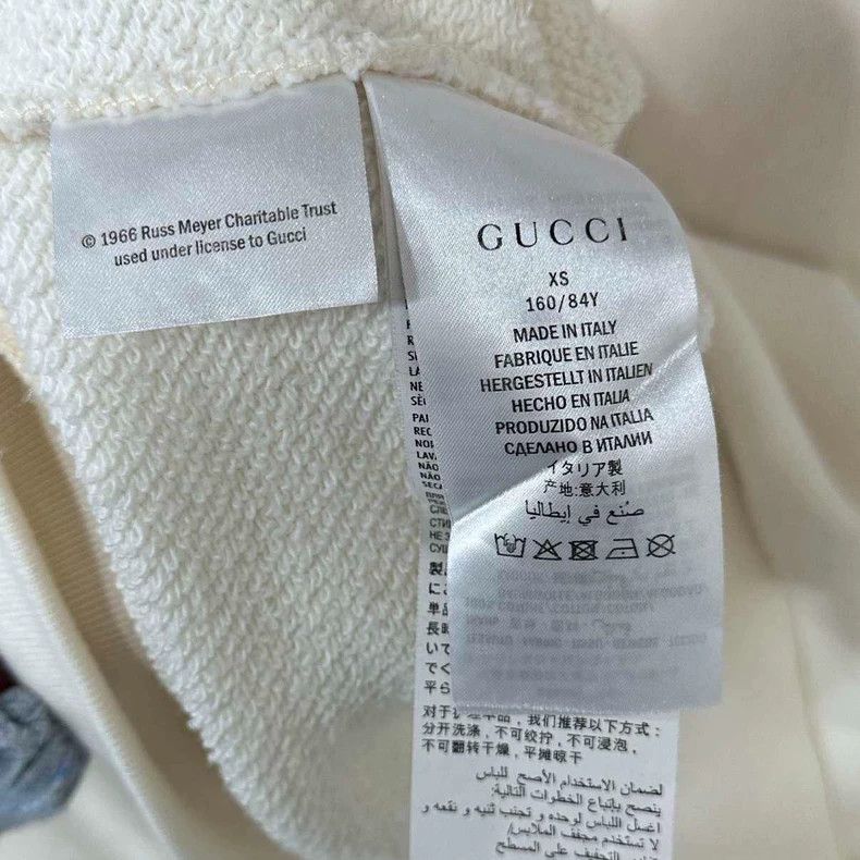 Gucci Beige Zipper Sweatshirt with Graphic Design-yf Size US XS / EU 42 / 0 - 7 Thumbnail