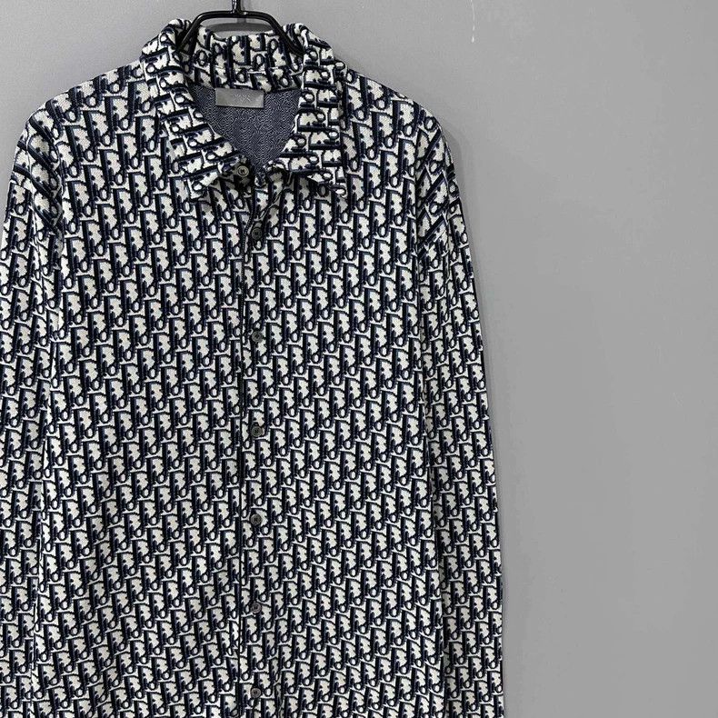 Dior Dior Knit Jacket with Print Design-yf Size US L / EU 52-54 / 3 - 2 Thumbnail
