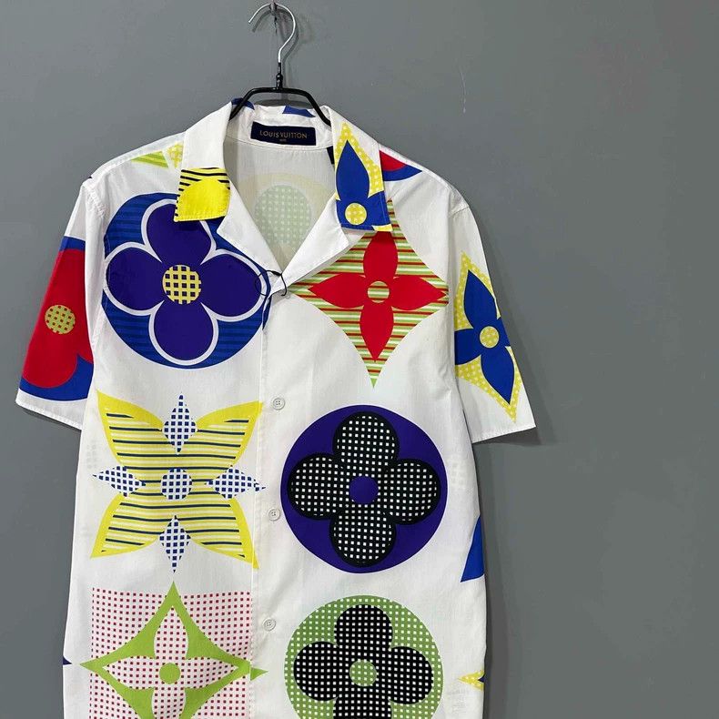 Louis Vuitton Louis Vuitton Short Sleeve Flower Pattern Shirt-yf Size US XS / EU 42 / 0 - 2 Thumbnail