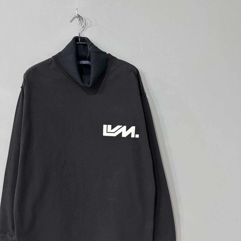 Louis Vuitton Black High Neck Louis Vuitton Sweatshirt-yf Size US M / EU 48-50 / 2 - 2 Thumbnail