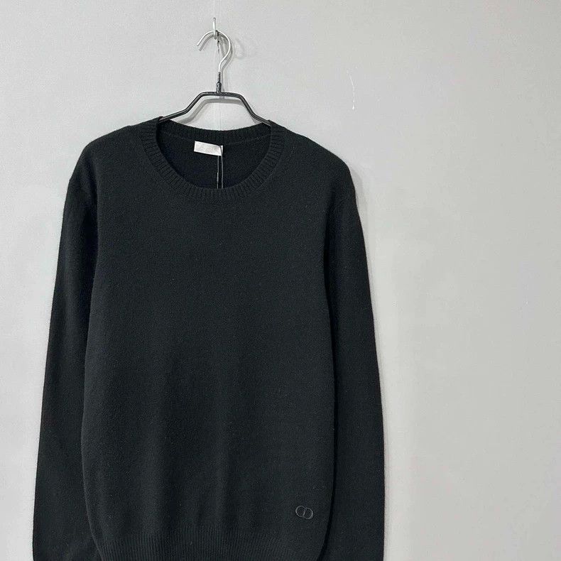Dior Black Cashmere Sweater by Dior-yf Size US L / EU 52-54 / 3 - 2 Thumbnail