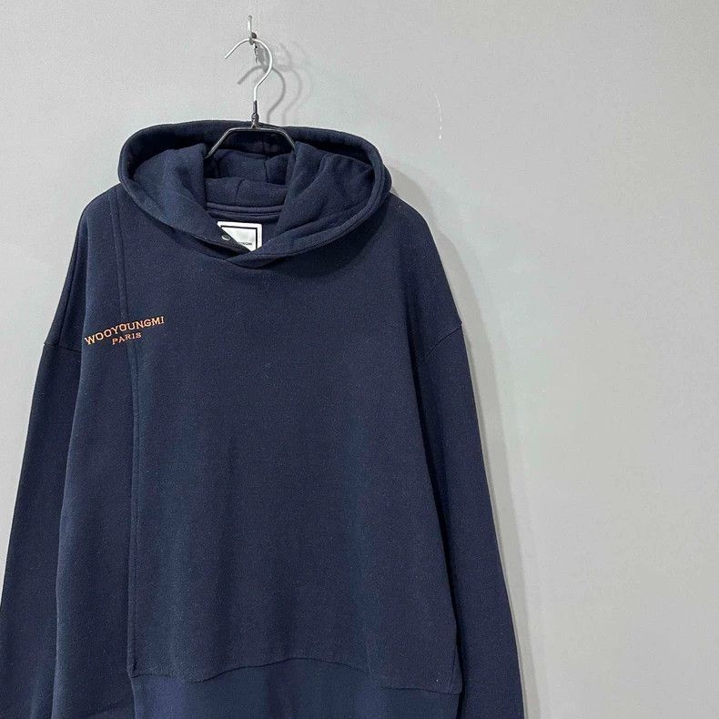 Wooyoungmi WOYOUNGMI Embroidered Irregular Hoodie-yf Size US L / EU 52-54 / 3 - 2 Thumbnail
