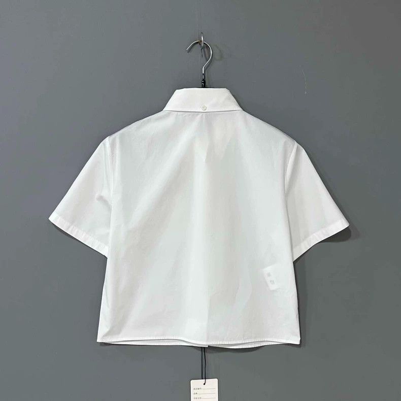 Prada Prada Short Sleeve Shirt with Logo-yf Size US M / EU 48-50 / 2 - 3 Thumbnail
